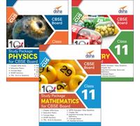 Combo 10 in One Study Package for CBSE Physics, Chemistry & Mathematics Class 11 with 9 Sample Papers