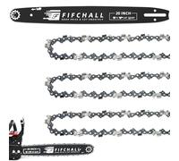 Combo de barra de motosierra y cadena de 20 pulgadas para Husqvarna 50.8 cm 72 eslabones de transmisión de 3/8 pulgadas de paso de 0.50 pulgadas para Husqvarna 455 Rancher 555 Rancher 570 576XP 257