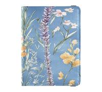 Combo de funda de cuero para tarjetas de pasaporte, ultrafina, lindo libro de pasaporte para mujeres y niñas, viajes, Multicolor13, 1 size, Casual