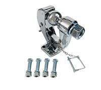 Combo de gancho clavija cromado 5 toneladas con enganche remolque bola 2 "y 50 mm Piezas alta resistencia Tracción Suave(With 50mm ball)