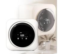 Combo de Lavadora y Secadora Portátil Mini 2 en 1, Mini Lavadora con Panel de Control LCD, Secadora Compacta con Tambor de Acero Inoxidable, para Ropa Pequeña, Ropa Interior y Calcetines,Desktop