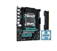 Combo de Placa Base X99 B9 con procesador LGA2011-3 Xeon E5 2650 V4 Opcional y ECC DDR4 16 GB R-Am M.2 NVME SATA M-ATX(Motherboard+CPU)