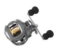 Combo de Tile Pische - Combo de Fiscas, Agua salada de agua Dulce Rolls Atrae Combinaciones de Rodillos Set | 7.2, 1 Ratio Smooth Fishing Carrete de cebos Couch Boubbo para equipos de