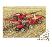 Combo del Tractor de Cosecha Puzzle 1000 Piezas Adultos Y Jóvenes Puzzle Difícil Puzzle Complicado Más Vendido Tiempo Libre Cartón Reciclado 52x38cm/1000pcs