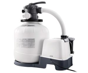 Combo depuradora de arena 10.000 l/h + cloración salina eco 11 g/h qx2600