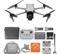 Combo DJI Air 3S Fly More (RC-N3) Bundle, Dron Con Cámara CMOS de 1» Gran Angular y Teleobjetivo Medio, Vídeo HDR 4K/60fps, Detección Omnidireccional de Obstáculos por la Noche y 3 Baterías.
