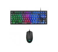 Mars Gaming MCPTKL, Idioma Español, Combo Gaming TKL con Teclado H-Mech RGB y Ratón 3200 dpi RGB Flow, Antighosting, Compacto y Ergonómico, CompatibILIDAD Multiplataforma