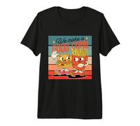 Combo Hamburguesa Papas Fritas Maridaje Felicidad Asociación Camiseta Premium