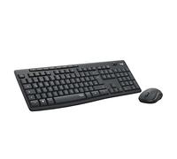 Combo inalámbrico silencioso Logitech MK295, negro (versión alemana QWERTY)