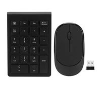 Combo numérico de Teclado y Mouse, 2.4G Teclado numérico inalámbrico Ultrafino con Teclado y Mouse USB con Receptor USB para computadora portátil de Escritorio