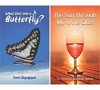 Combo of two poetry collection that are truly magical : What Goes into a Butterfly + The Sun Through My Wine Glass