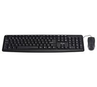 Combo teclado + mouse usb equip life color negro
