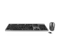 Ewent EW3272 teclado Ratón incluido RF inalámbrico QWERTY Español Negro