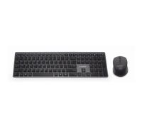 Combo Teclado y Raton Gembird Business Slim Retroiluminado Inalambrico Negro