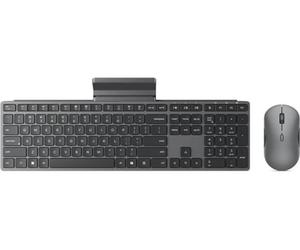 Combo Teclado y Ratón LENOVO 700 (Multidispositivo - Inalámbrico - Bluetooth - Negro - PT)