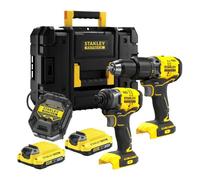 Stanley Combo V20 SFMCK461D2T-QW Taladro percutor y atornillador de impacto BRUSHLESS Maletín TSTAK