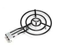 COMBOI Paellero gas butano 70 cm, quemador de 3 aros independientes para exterior, compatible con gas butano y propano, fabricado en España, incluye recetario digital. (70 CM)