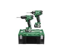 Combopack 2 herramientas 12V (DS12DA + WH12DA) (2x2,5 Ah) - HIKOKI KC12DAWAZ