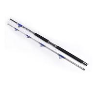 Combos de caña de pescar Mar profundo 2,1 m 2,4 m 50 Lbs Barco Potente Jigging lento Fibra de carbono Trolling Caña de pescar Guías de línea de rodillos para viajes Barco de agua dulce de agua salada