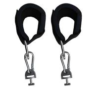 COMBOS DE GYM ENKLE: para mostrar y mostrar músculos inferiores del cuerpo, el adaptador de acero inoxidable para accesorios de máquinas de ejercicio utiliza correas de nylon, anillos en D de