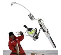 Combos telescópicos de Carrete de caña de Pescar, Juego Completo de en Hielo, caña de Pescar con Carrete, Paquete de Carrete de Invierno para Adultos, Novio, Hombres