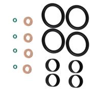 Combustible Inyector Para Peugeot 206 107 1.4 TDCi Inyector Combustible 1204698 2S6Q-9F593-AC 198196 1982F7 2S6Q6L004AA Con Juego Juntas Tóricas Y Arandelas