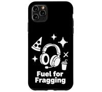 Combustible para Fragging Gamer Snacks Headset Pixel Art Design Carcasa para iPhone 11 Pro MAX
