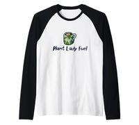 Combustible Plant Lady Camiseta Manga Raglan