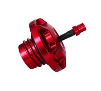 Combustible Tapa Tanque Apto para Harley, todos los tanques de gasolina con rosca hembra, excepto Touring 23,5-25, tapa aluminio CNC Universal Tapon Deposito Combustible