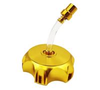 Combustible Tapa Tanque Tapa de tanque combustible gasolina carreras aluminio CNC Universal 50mm con tapa ventilación para motocicleta Dirt Bike ATV Tapon Deposito Combustible