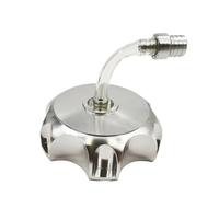 Combustible Tapa Tanque Tapa de tanque combustible gasolina carreras aluminio CNC Universal 50mm con tapa ventilación para motocicleta Dirt Bike ATV Tapon Deposito Combustible