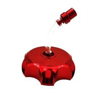 Combustible Tapa Tanque Tapa de tanque combustible gasolina carreras Universal aluminio CNC 50mm con tapa ventilación para motocicleta Dirt Bike ATV Tapon Deposito Combustible