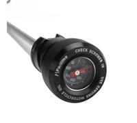 Combustible Varilla para Softail para Breakout para Deluxe para Boy para FXBRS 2018-2021 Varilla Medición Temperatura Aceite Motocicleta Indicador Nivel Motor(Black)