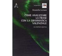 Come Analizzare La frase Con La Grammatica Valenziale (Neuropaideia)