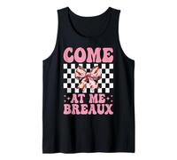 Come At Me Breaux Crawfish Río Chica Mamá Coqueta Arco Camiseta sin Mangas