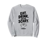 Come, Bebe y da Miedo, Divertido Fantasma de Halloween Sudadera