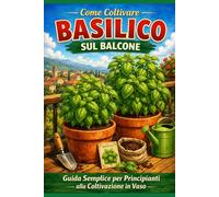 Come Coltivare Basilico sul Balcone: Guida Semplice per Principianti: Guida pratica per principianti: coltivazione in vaso, crescita veloce e raccolti abbondanti anche in poco spazio (Orto facile)