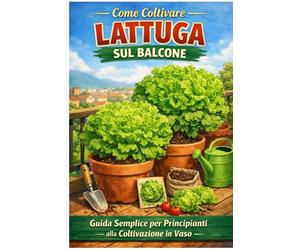 Come Coltivare Lattuga sul Balcone: Guida Semplice per Principianti: Guida pratica per principianti: coltivazione in vaso, crescita veloce e raccolti abbondanti anche in poco spazio (Orto facile)