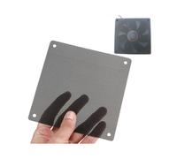 (come da immagine) 5 filtri antipolvere per ventole PC in PVC nero tagliabile da 120 mm, custodia antipolvere