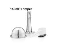 (COME DA IMMAGINE) Cápsula riutilizzabili per macchina da caffè Nespresso Vertuo Vertuoline in acciaio