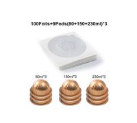 (Come da immagine) Per Nespresso Vertuo Next Pop Capsule riutilizzabili in acciaio inossidabile Vertuoline