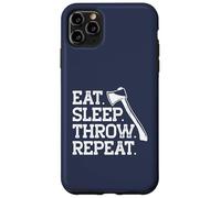 Come. Dormir. Lanzar. Repetir. Meme de Lanzamiento de Hacha Carcasa para iPhone 11 Pro MAX