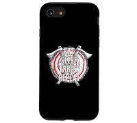 Come. Dormir. Lanzar. Repetir. Meme de Lanzamiento de Hacha Carcasa para iPhone SE (2020) / 7/8