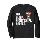 Come. Dormir. Turno DE Noche. Repetir. Editar Cross Doctor Meme Manga Larga