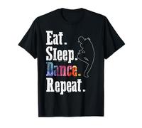 Come Duerme Baila Repite Estilo Diario De Humor Camiseta