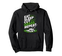 Come, Duerme, Corta el césped, Repite el Corte del césped, Dice papá, Mujeres y Hombres Sudadera con Capucha