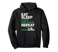 Come, Duerme, Corta el césped, Repite el Corte del césped, Dice papá, Mujeres y Hombres Sudadera con Capucha