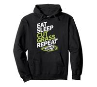 Come, Duerme, Corta el césped, Repite el Corte del césped, Dice papá, Mujeres y Hombres Sudadera con Capucha