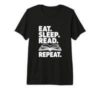 Come, Duerme, Lee, Repite la Cita sobre la Vida de un Amante de un Libro Camiseta Premium