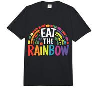 Come el Arco Iris Comer Saludable Vegano Vegetariano Comfort Colors Adult Heavyweight T-Shirt